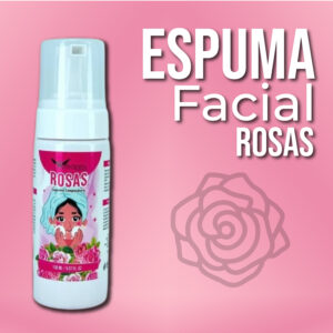 🌸 Espuma Facial de Rosas – Limpieza Suave y Piel Fresca al Instante