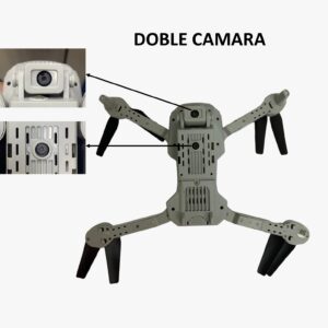 🚁 Drone Pro Doble Cámara + 2 Baterías – Vuelo Estable y Diversión Total