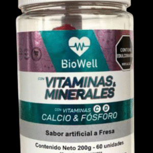 🍓 Gomas de Vitaminas y Minerales – Biowell (200 g)
