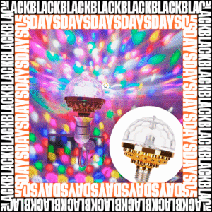 💡 Bombillo LED Giratorio RGB – Iluminación Decorativa Multicolor